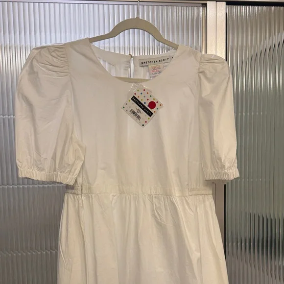 Gretchen Scott Designs Dresses | Gretchen Scott Designs White Casual Dress | Color: Cream/White | Size: M | Poshininmemphis's Closet
